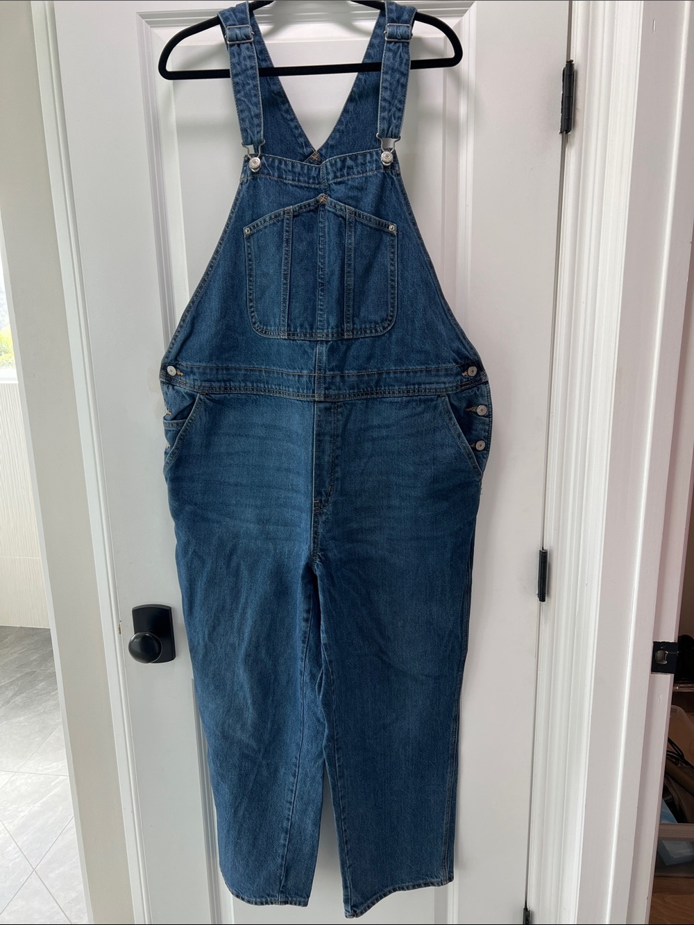 Old Navy Dark Blue Denim Overalls